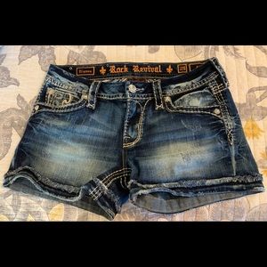 Rock Revival Blue Jean Shorts